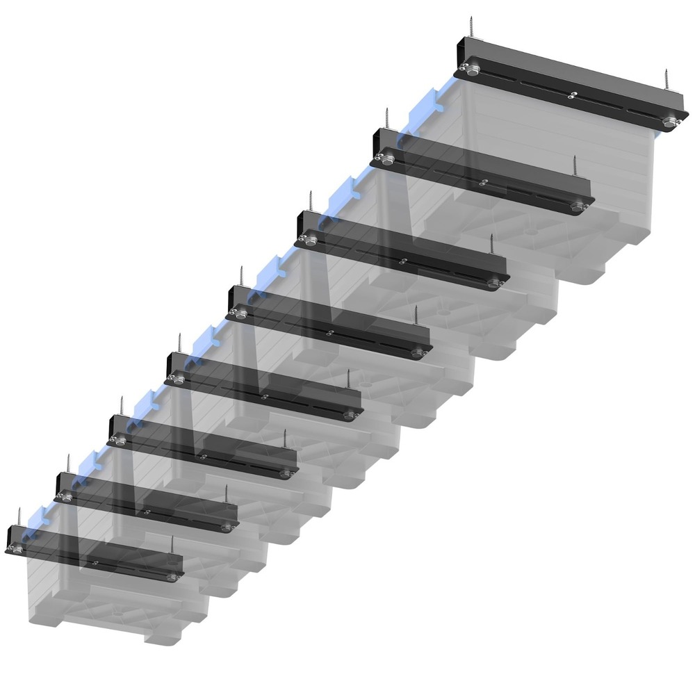 EVERHANGER Ceiling Storage Rack, Heavy Duty Overhead Storage Rack for Garage